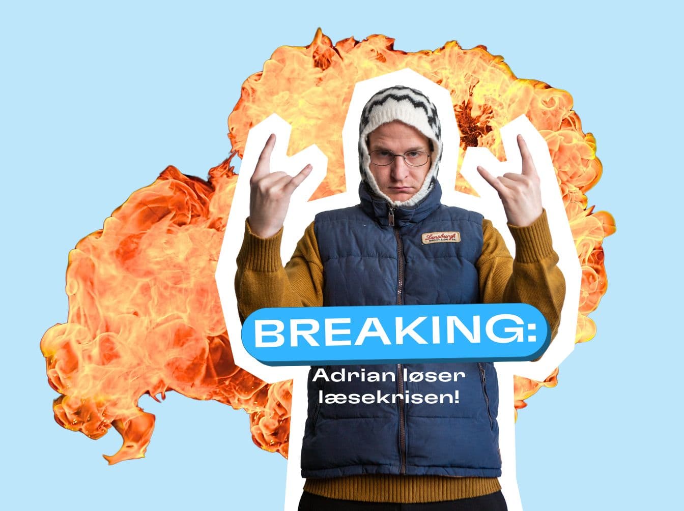 Se Adrian løser læsekrisen lige her!